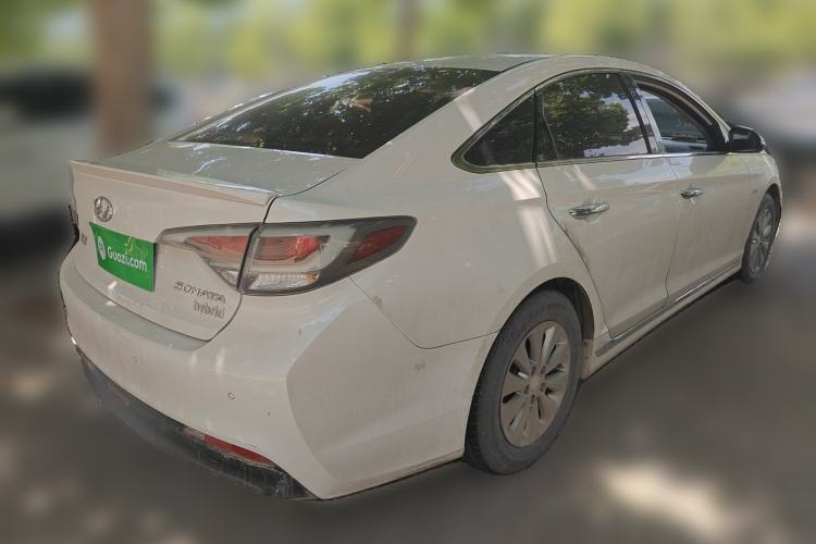 Used Hyundai Sonata 2016 2.0L Hybrid HE Smart Version Rear Right 45 Deg