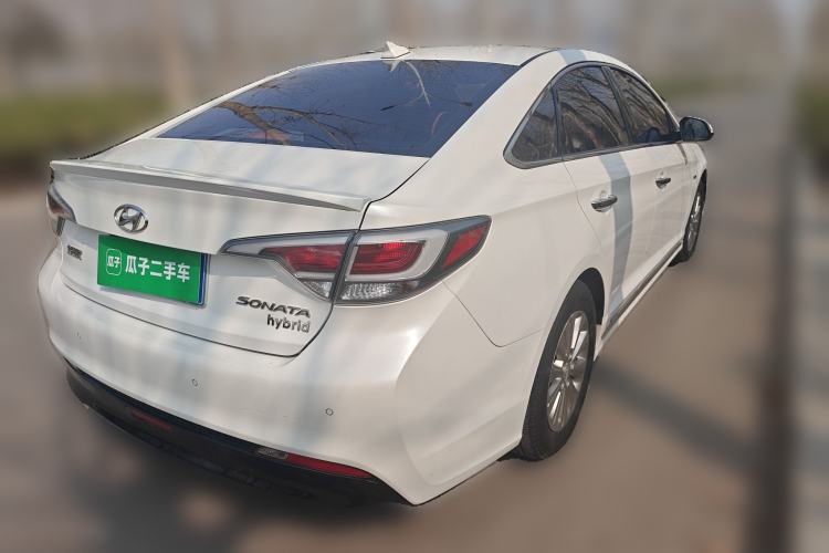 Used Hyundai Sonata 2016 2.0L Hybrid HS Leading Edition Rear Right 45 Deg