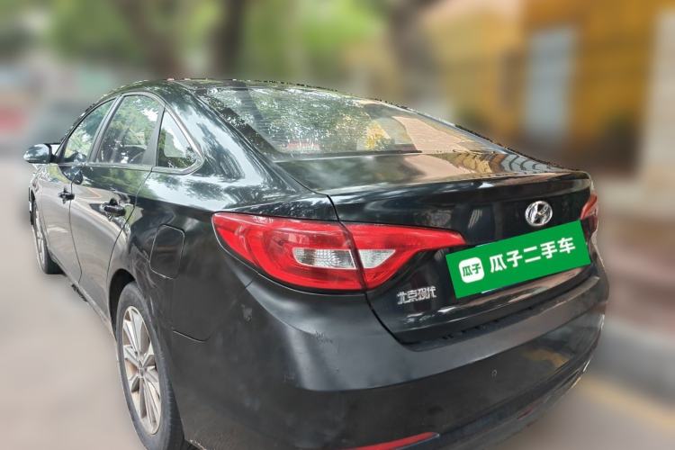 Used Hyundai Sonata 2017 2.0L GLS Smart Model Rear Left 45 Deg
