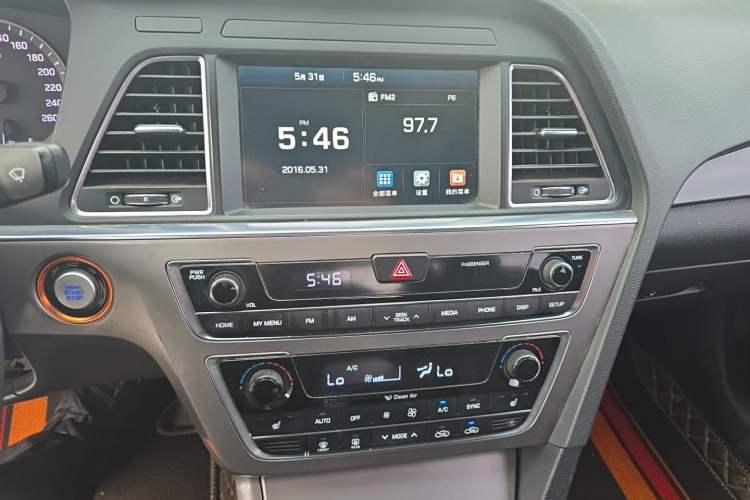 Used Hyundai Sonata 2017 1.6T GLS Smart Model Audio And AC Panel
