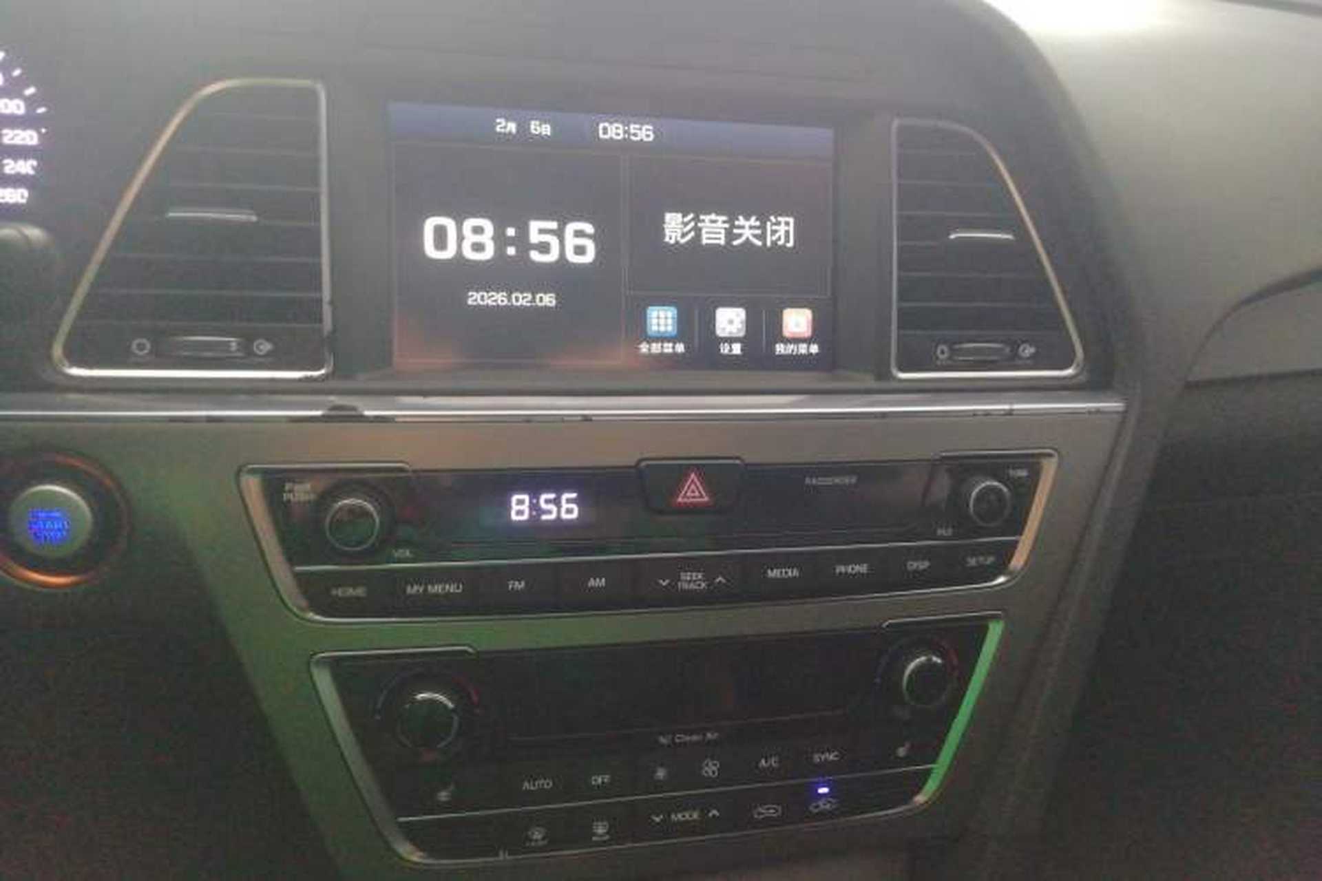 Used Hyundai Sonata 2017 1.6T GLS Smart Model Audio And AC Panel