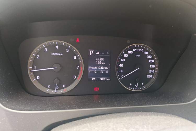 Used Hyundai Sonata 2017 1.6T GLS Smart Model Instrument Cluster