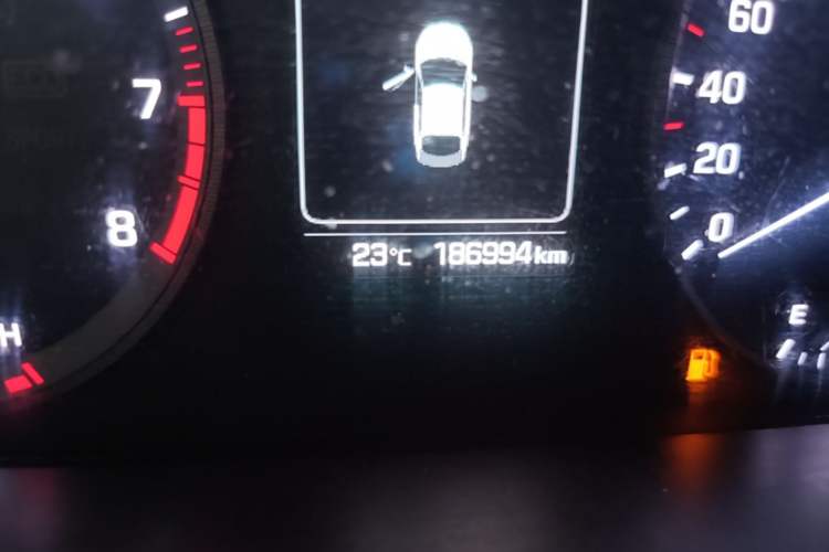 Used Hyundai Sonata 2017 1.6T GLS Smart Model Odometer Close Up
