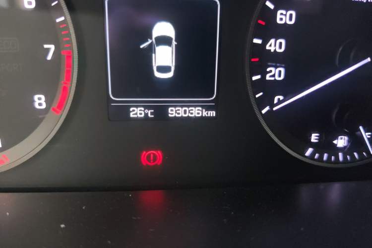 Used Hyundai Sonata 2017 1.6T GS Fashion Edition Odometer Close Up