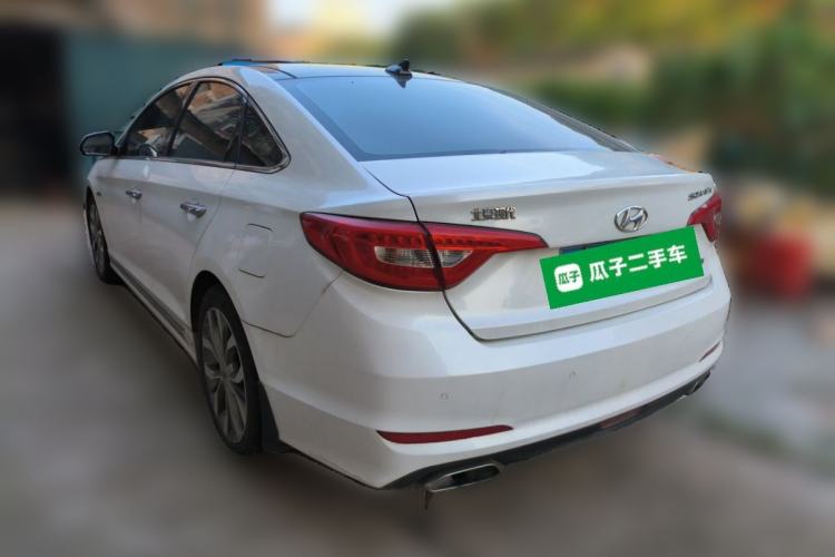Used Hyundai Sonata 2017 1.6T GLX Leading Model Rear Left 45 Deg