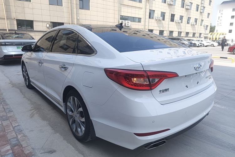 Used Hyundai Sonata 2017 1.6T GLX Leading Model Rear Left 45 Deg