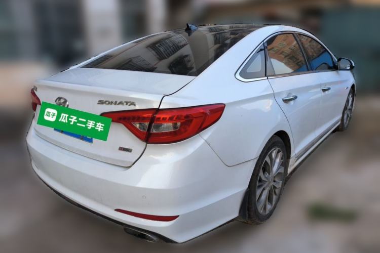 Used Hyundai Sonata 2017 1.6T GLX Leading Model Rear Right 45 Deg