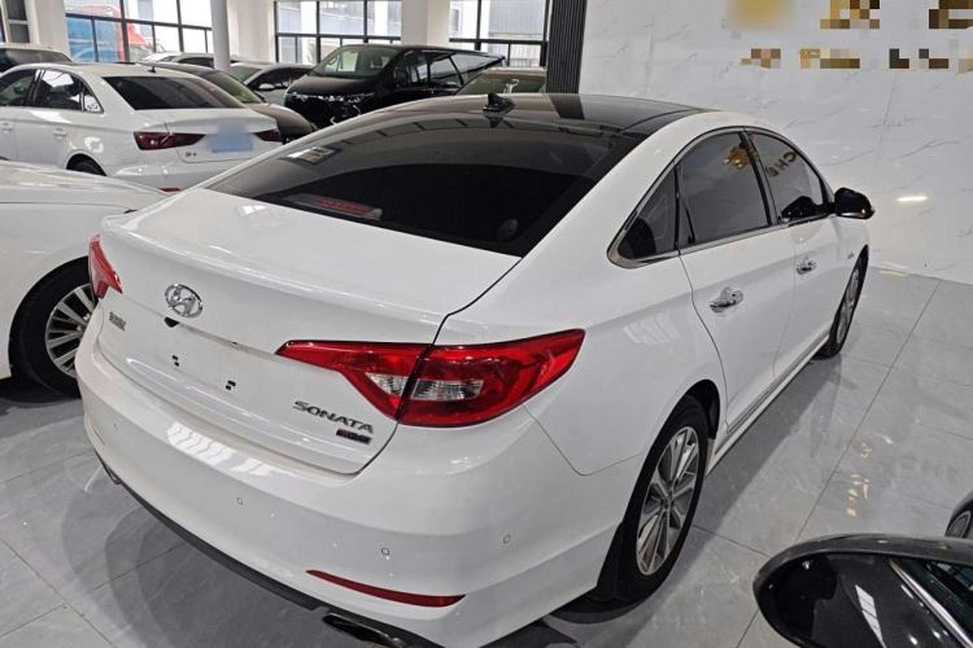 Used Hyundai Sonata 2017 1.6T GLS Smart Model Rear Right 45 Deg