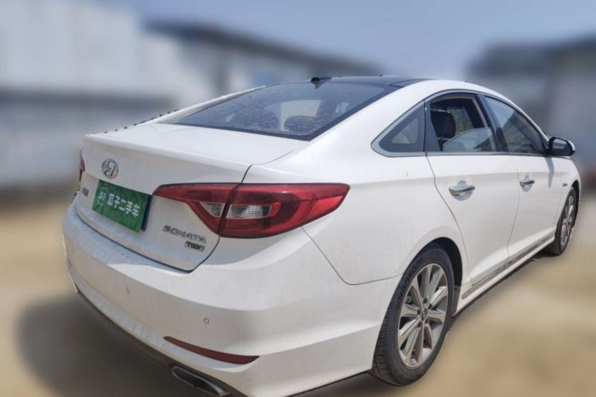 Used Hyundai Sonata 2017 1.6T GLS Smart Model Rear Right 45 Deg