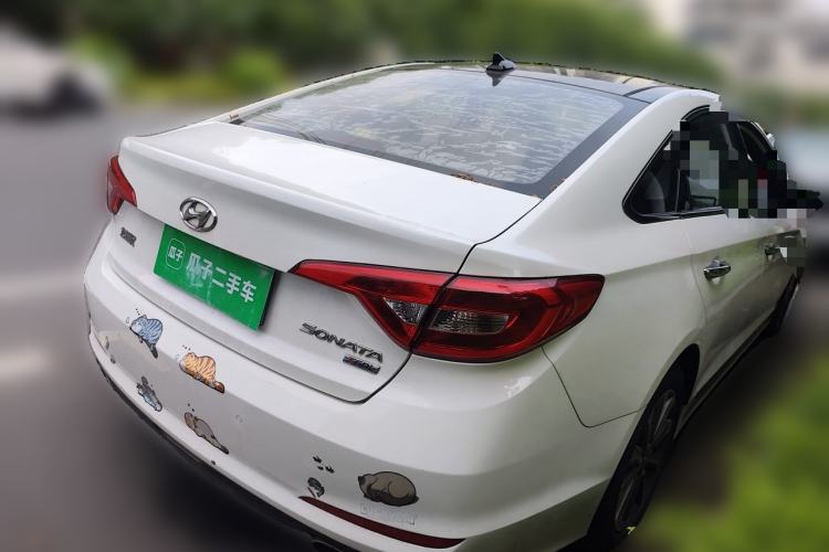 Used Hyundai Sonata 2017 1.6T GLS Smart Model Rear Right 45 Deg