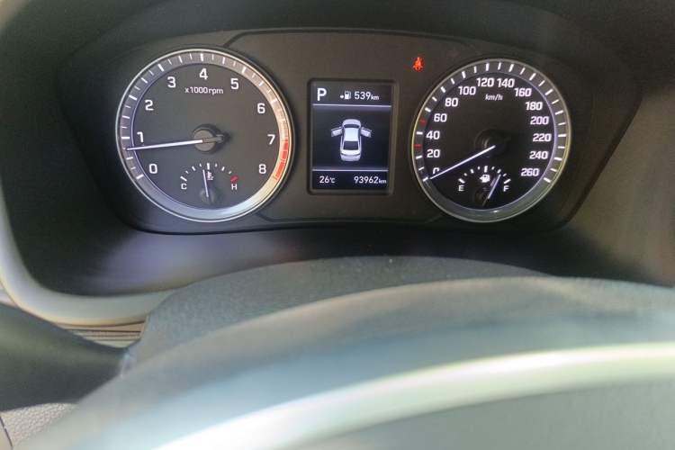 Used Hyundai Sonata 2018 2.0T GLS Smart Version China V Standard Odometer Close Up