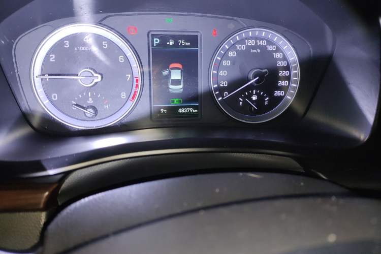 Used Hyundai Sonata 2018 2.0T GLS Smart Version China V Standard Odometer Close Up