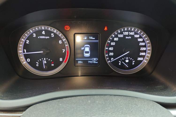 Used Hyundai Sonata 2018 1.6T GLS Smart Model China V Standard Odometer Close Up