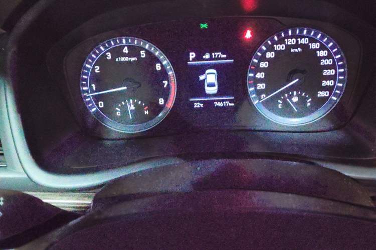 Used Hyundai Sonata 2018 1.6T GS Fashion Edition China V Standard Odometer Close Up