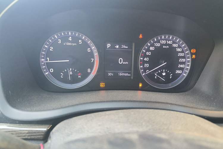 Used Hyundai Sonata 2018 1.6T GLS Smart Model China V Standard Odometer Close Up