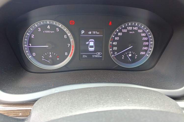 Used Hyundai Sonata 2018 1.6T GLS Smart Model China V Standard Odometer Close Up