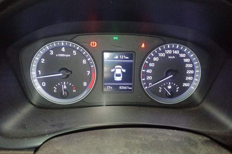 Used Hyundai Sonata 2018 1.6T GLS Smart Model China V Standard Odometer Close Up