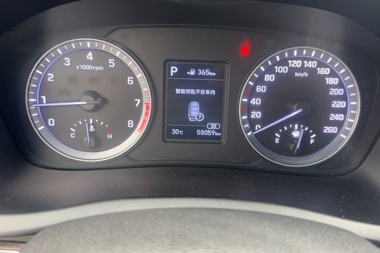 Used Hyundai Sonata 2018 1.6T GLS Smart Model China V Standard Odometer Close Up