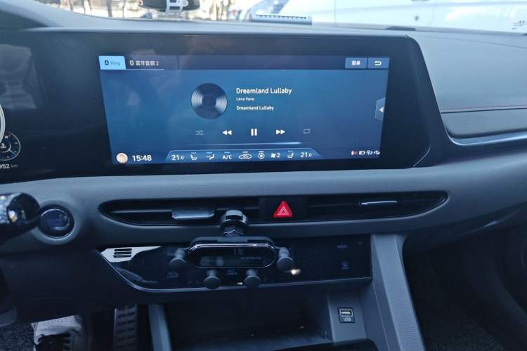 Used Hyundai Sonata 2020 380TGDi Automatic TOP Flagship Edition Audio And AC Panel