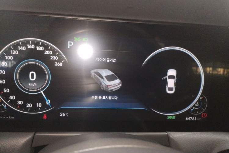 Used Hyundai Sonata 2020 380TGDi Automatic GLS Luxury Edition Odometer Close Up