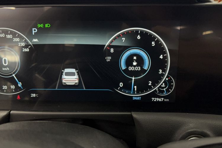 Used Hyundai Sonata 2020 270TGDi DCT GLS Elite Edition Odometer Close Up