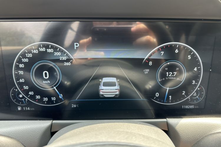 Used Hyundai Sonata 2020 380TGDi Automatic GLS Luxury Edition Odometer Close Up