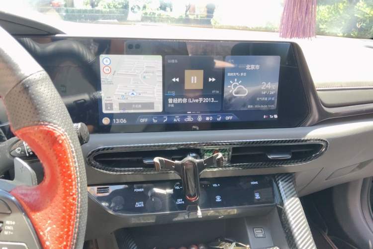 Used Hyundai Sonata 2020 380TGDi Automatic TOP Flagship Edition Audio And AC Panel