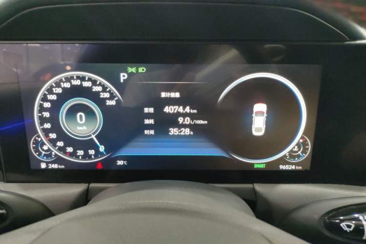 Used Hyundai Sonata 2020 380TGDi Automatic GS Smart Edition Odometer Close Up