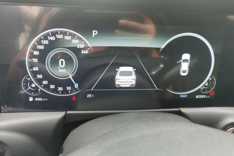 Used Hyundai Sonata 2020 270TGDi DCT GLS Elite Edition Odometer Close Up