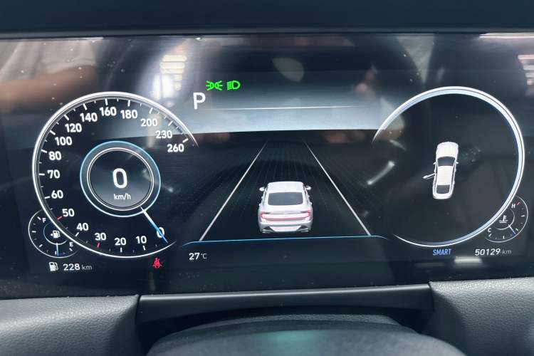 Used Hyundai Sonata 2020 270TGDi DCT GLS Elite Edition Odometer Close Up