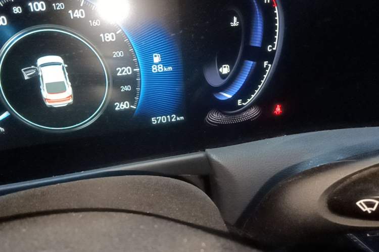 Used Hyundai Sonata 2020 270TGDi DCT GL Advanced Edition Odometer Close Up