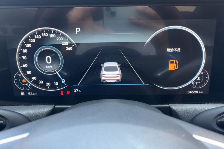 Used Hyundai Sonata 2020 270TGDi DCT GLS Elite Edition Odometer Close Up