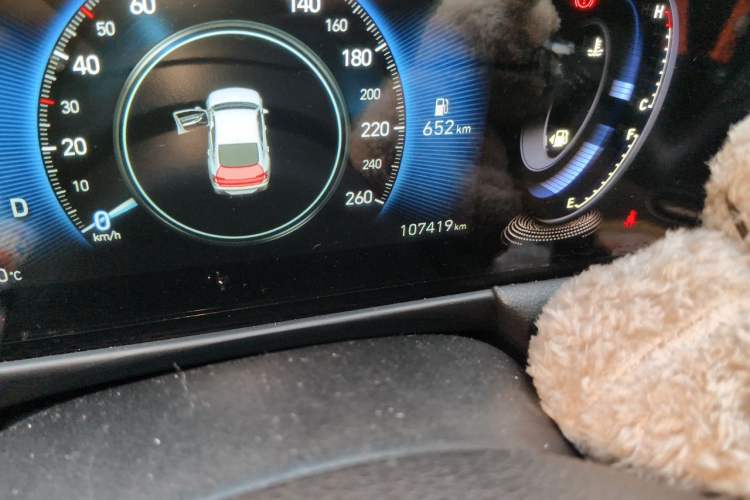 Used Hyundai Sonata 2020 270TGDi DCT GL Advanced Edition Odometer Close Up