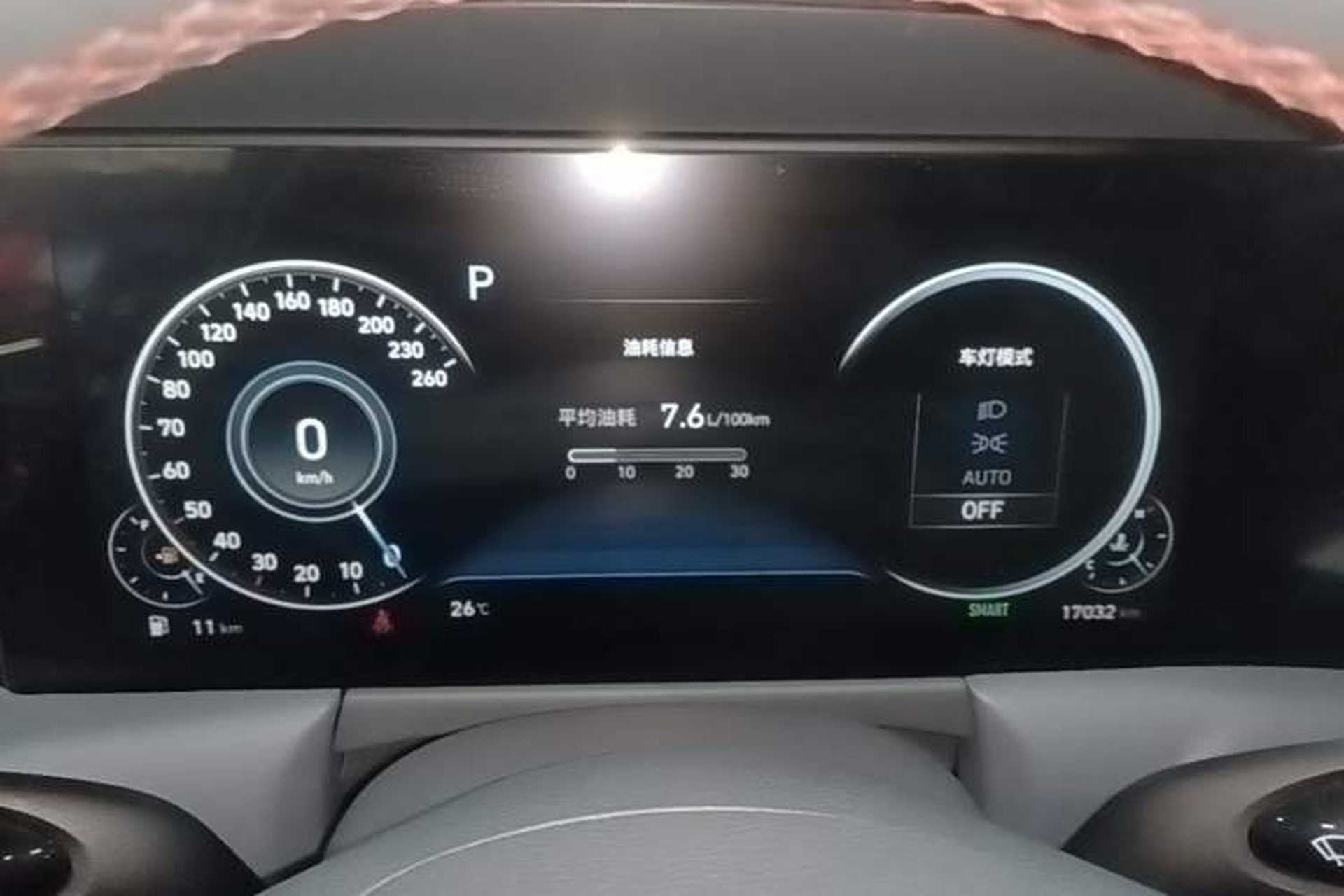 Used Hyundai Sonata 2022 380TGDi Automatic 20th Anniversary Edition Instrument Cluster