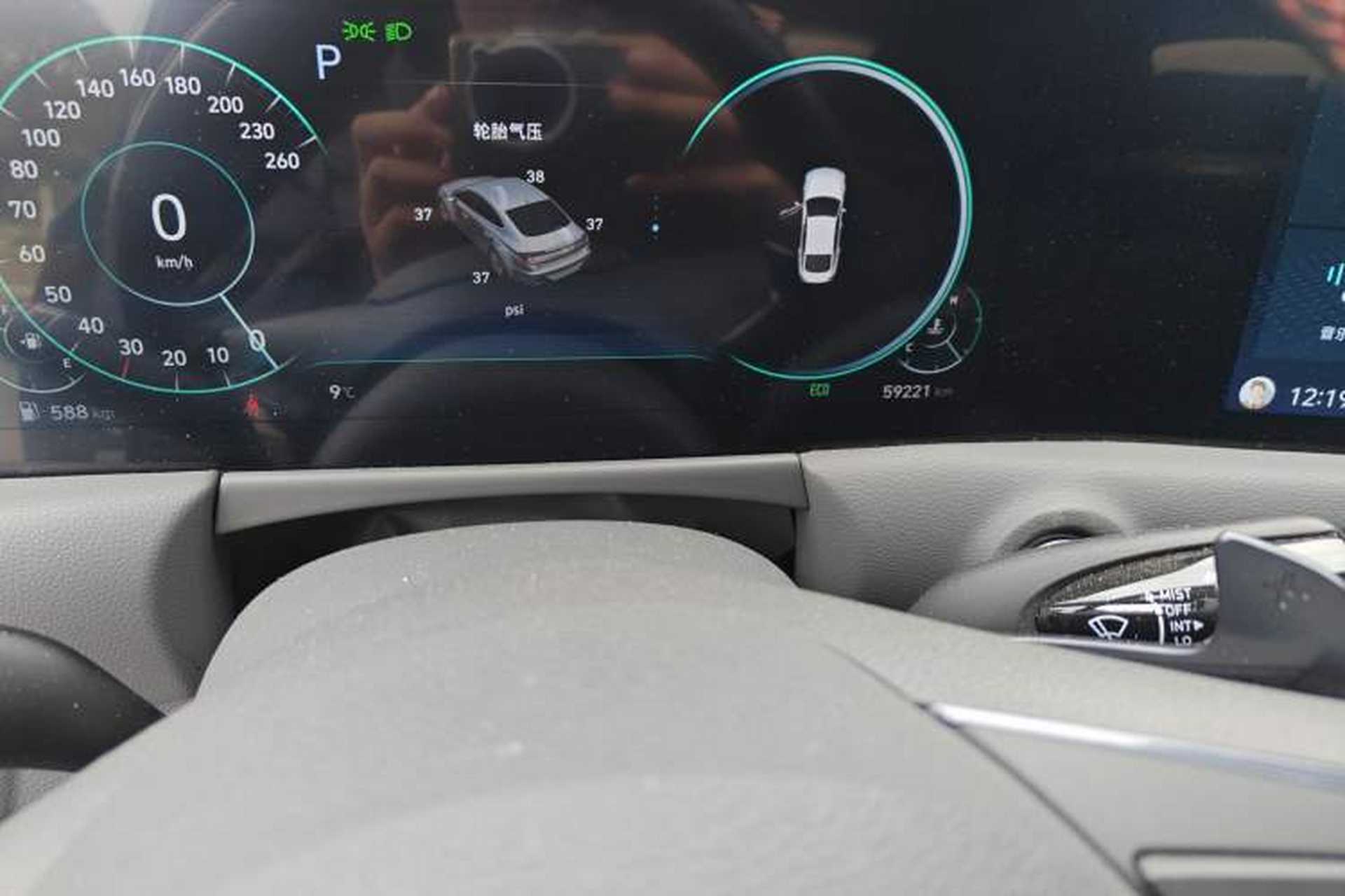 Used Hyundai Sonata 2022 380TGDi Automatic 20th Anniversary Edition Odometer Close Up