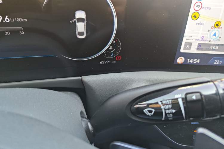 Used Hyundai Sonata 2022 380TGDi Automatic 20th Anniversary Edition Odometer Close Up