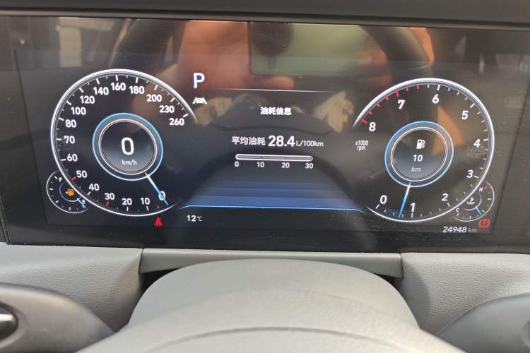 Used Hyundai Sonata 2022 380TGDi Automatic 20th Anniversary Edition Odometer Close Up