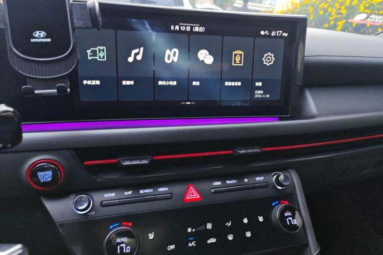 Used Hyundai Sonata 2024 2.0T N Line Air Audio And AC Panel