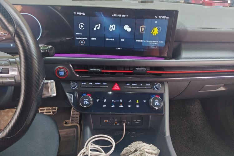 Used Hyundai Sonata 2024 2.0T N Line Pro Audio And AC Panel