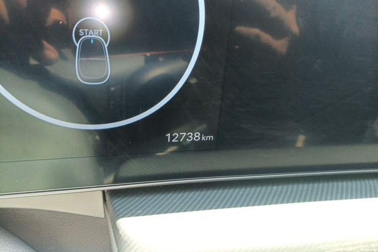 Used Hyundai Sonata 2024 2.0T N Line Max Odometer Close Up