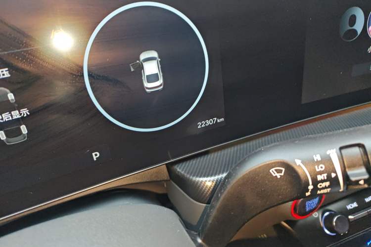 Used Hyundai Sonata 2024 2.0T N Line Pro Odometer Close Up