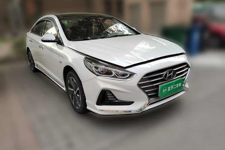 Used Hyundai Sonata Plug-in Hybrid 2018 2.0 PHS Smart Connect Version China VI Standard Front Right 45 Deg