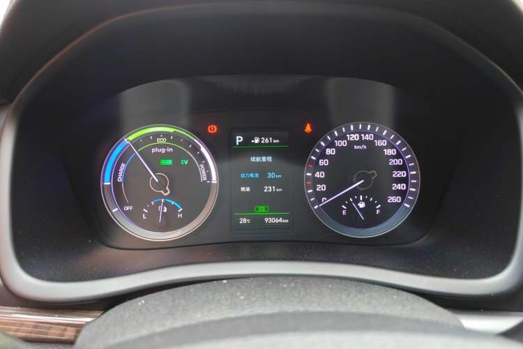Used Hyundai Sonata Plug-in Hybrid 2018 2.0 PHS Smart Connect Version China V Standard Instrument Cluster