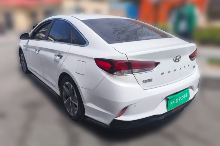 Used Hyundai Sonata Plug-in Hybrid 2018 2.0 PHE Smart Enjoyment Version China VI Standard Rear Left 45 Deg
