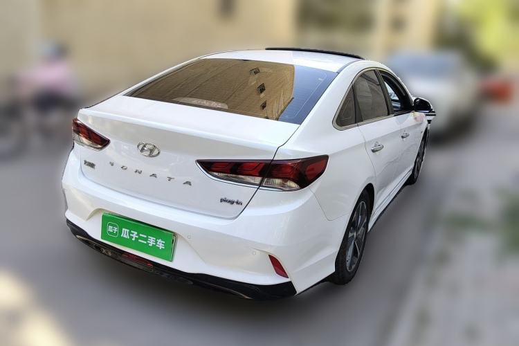 Used Hyundai Sonata Plug-in Hybrid 2018 2.0 PHE Smart Enjoyment Version China VI Standard Rear Right 45 Deg