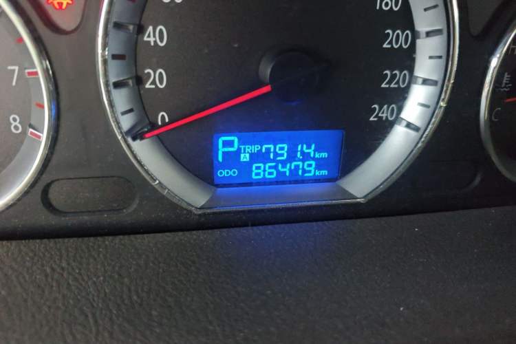 Used Hyundai SONATA·NFC 2009 2.0L Automatic GLS Odometer Close Up