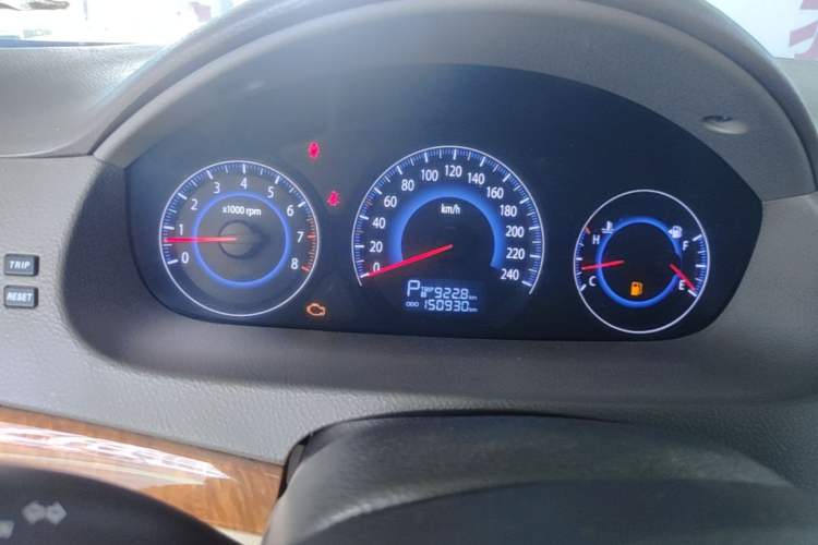 Used Hyundai SONATA·NFC 2009 2.0L AT GL Odometer Close Up
