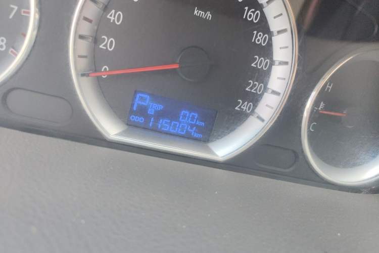 Used Hyundai SONATA·NFC 2009 2.0L Automatic GLS Odometer Close Up
