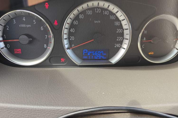Used Hyundai SONATA·NFC 2009 2.0L AT GL Odometer Close Up