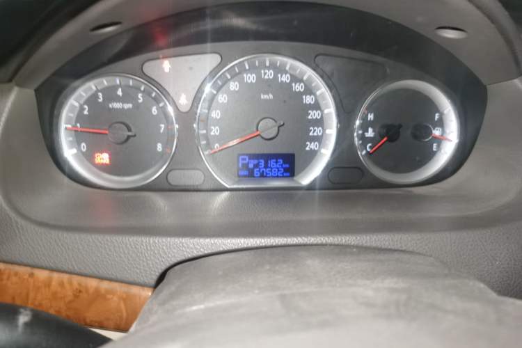 Used Hyundai SONATA·NFC 2009 2.0L Automatic GLS Odometer Close Up
